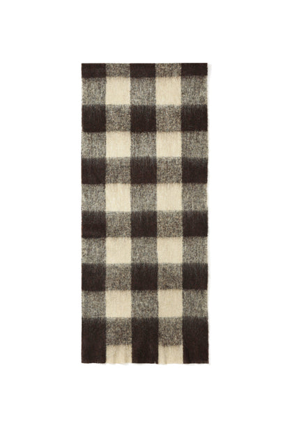 Wintersjaals met ruitpatroon, eenvoudig, polyester, geschikt voor dagelijks gebruik.
