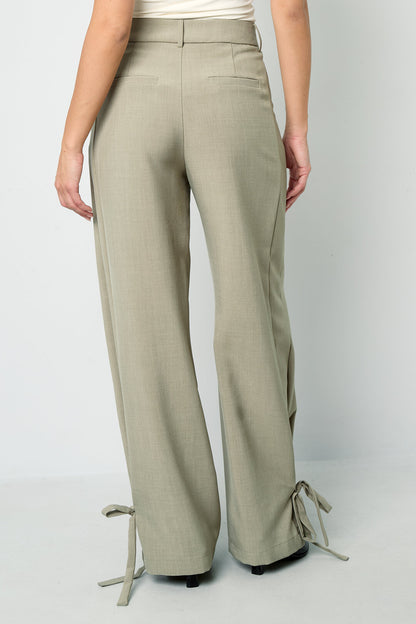 Gimme High Waist Straight Pants for Casual Comfort