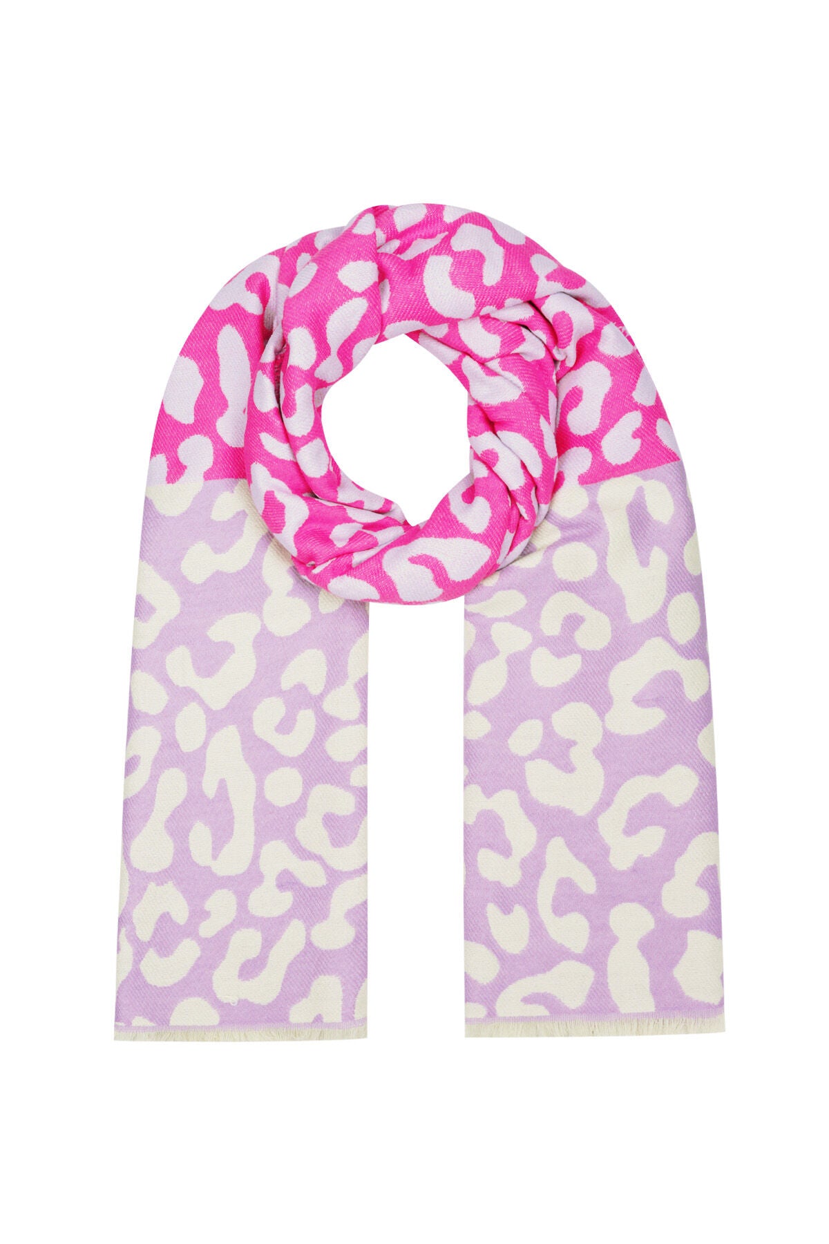 Wintersjaal leopard lover