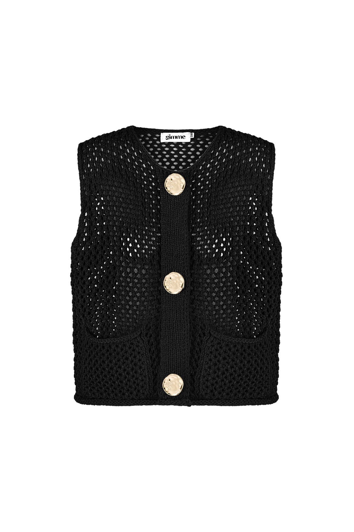 Gebreide Polyester Vrouwen Trui Met Openwerk Ontwerp