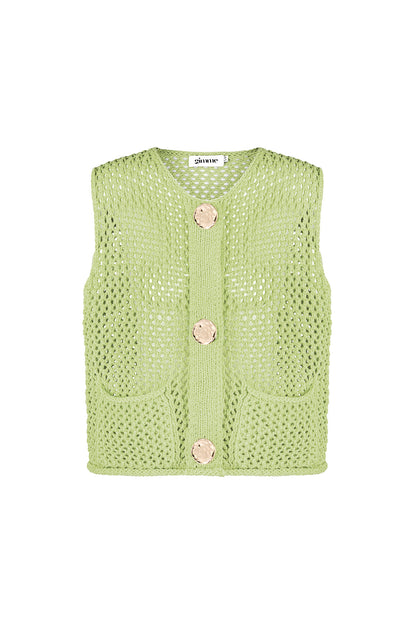 Gebreide Polyester Vrouwen Trui Met Openwerk Ontwerp