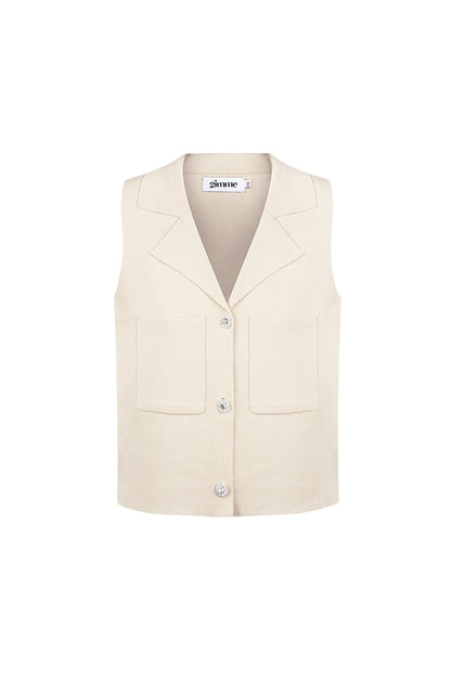 Stylish Viscose Sleeveless Top for Women