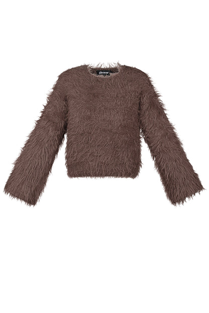 Cozy Acrylic Knit Sweater for Fall/Winter