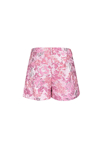 Elegant Floral Print Shorts for Spring/Summer