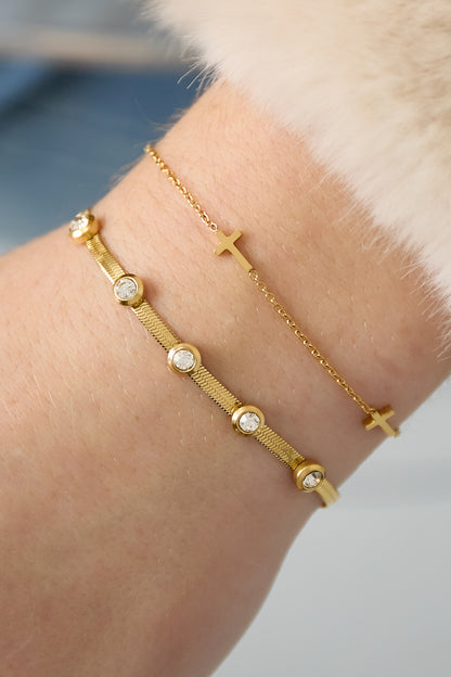 Strass ketting armbanden ketting casual dagelijks eenvoudig serie dames sieraden