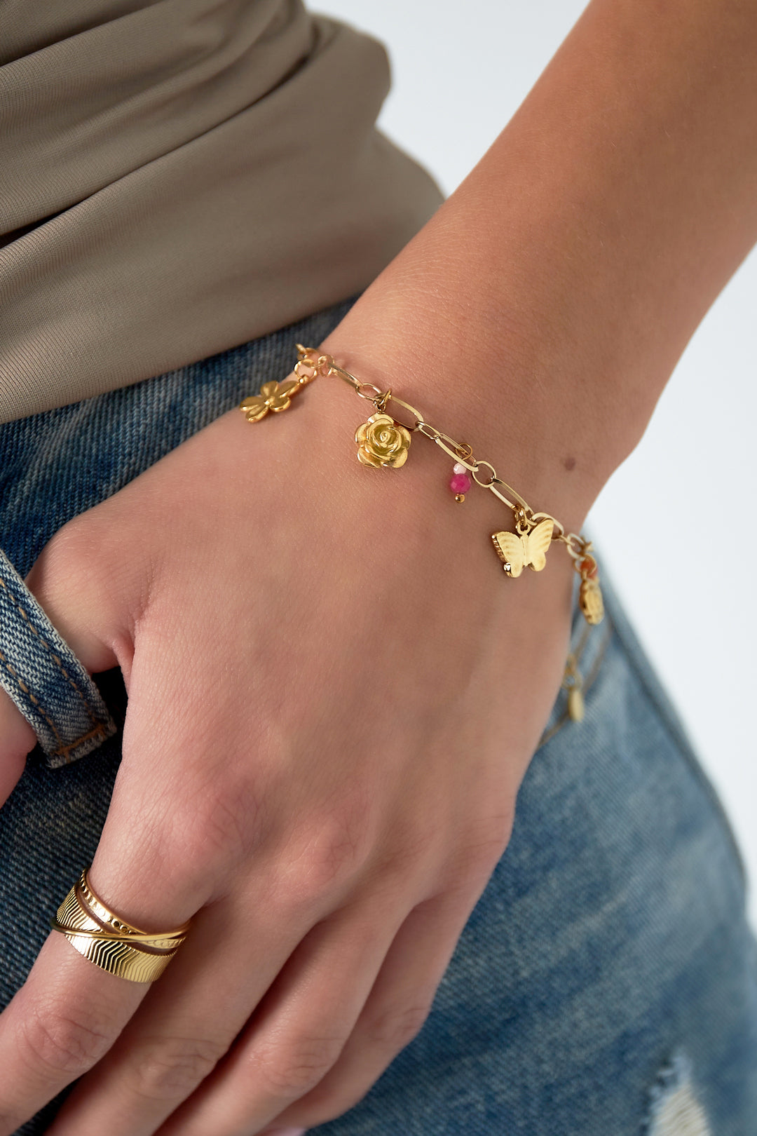Lente bedels armband