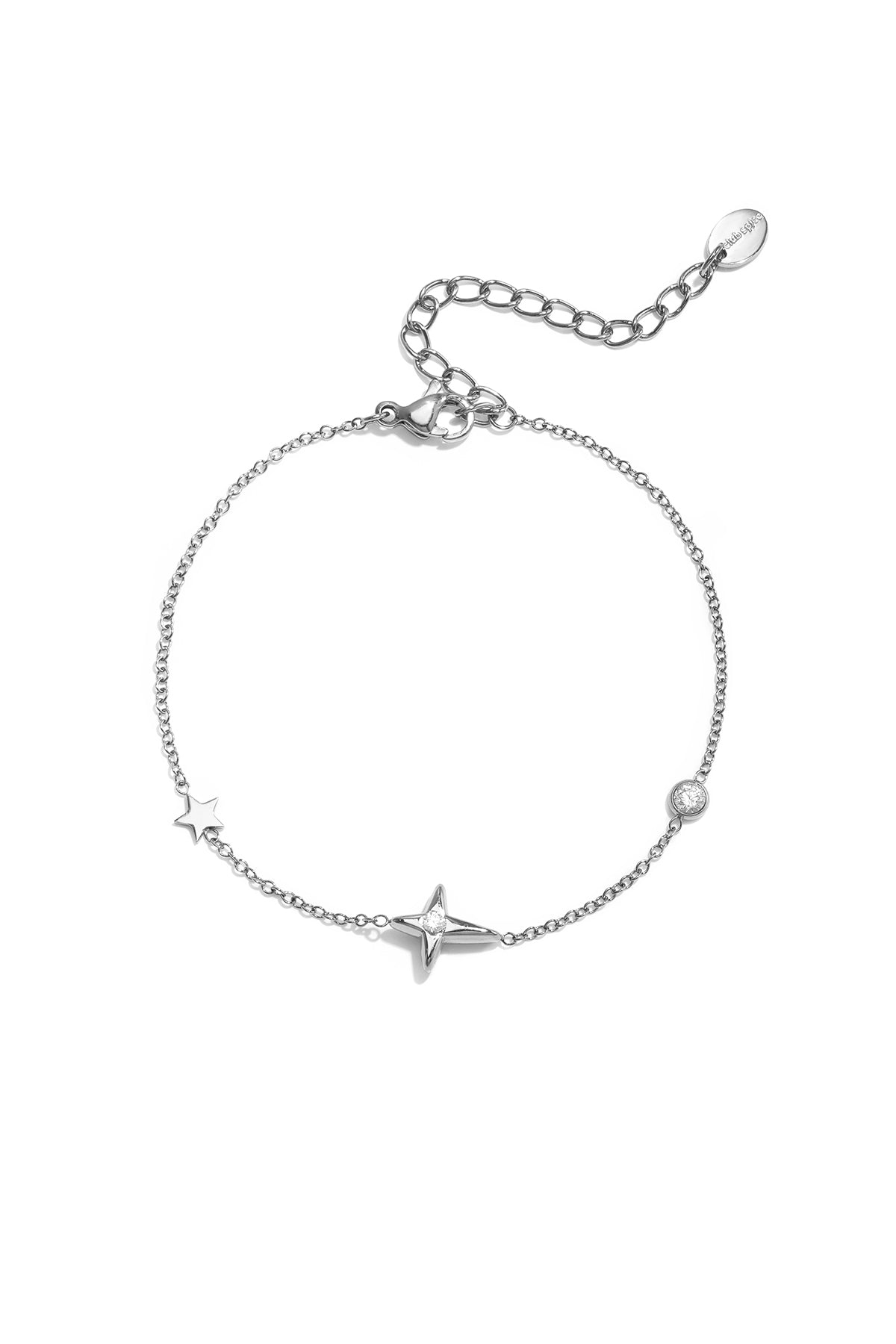Bedelarmbanden van roestvrij staal, Star Simple Daily Simple-serie, damessieraden