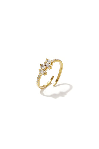Minimalistische ringen van roestvrij staal met geometrische vormen, eenvoudige, alledaagse serie voor dames.
