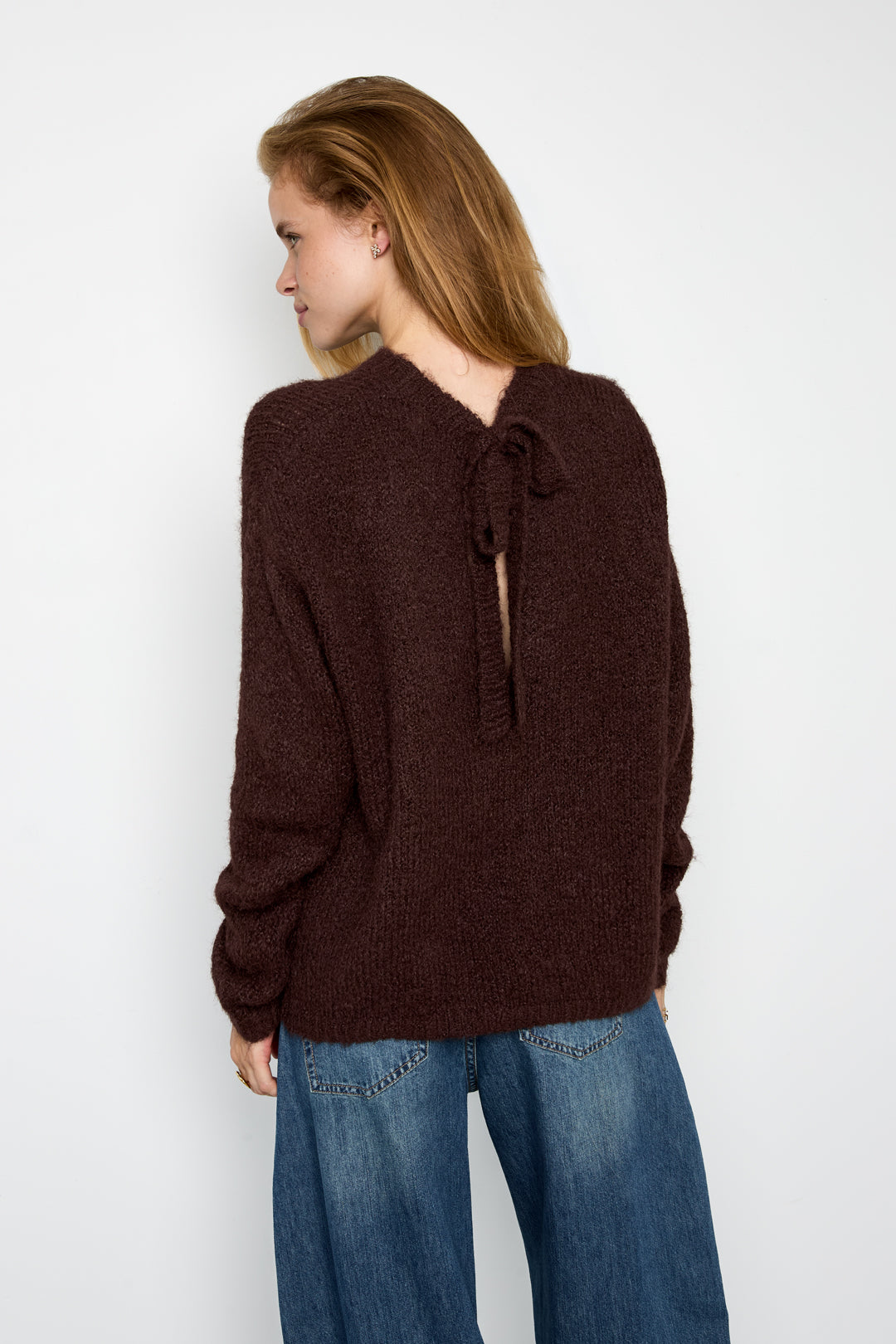 Trui met open rug