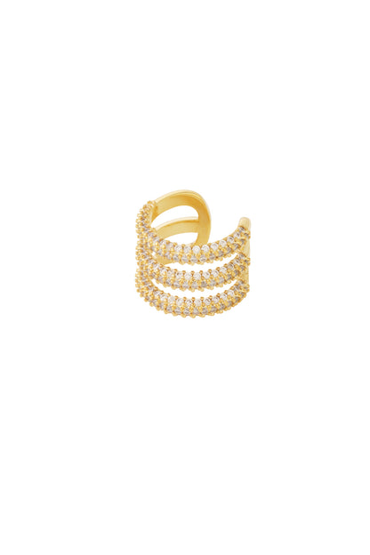 Ear cuff bling trio