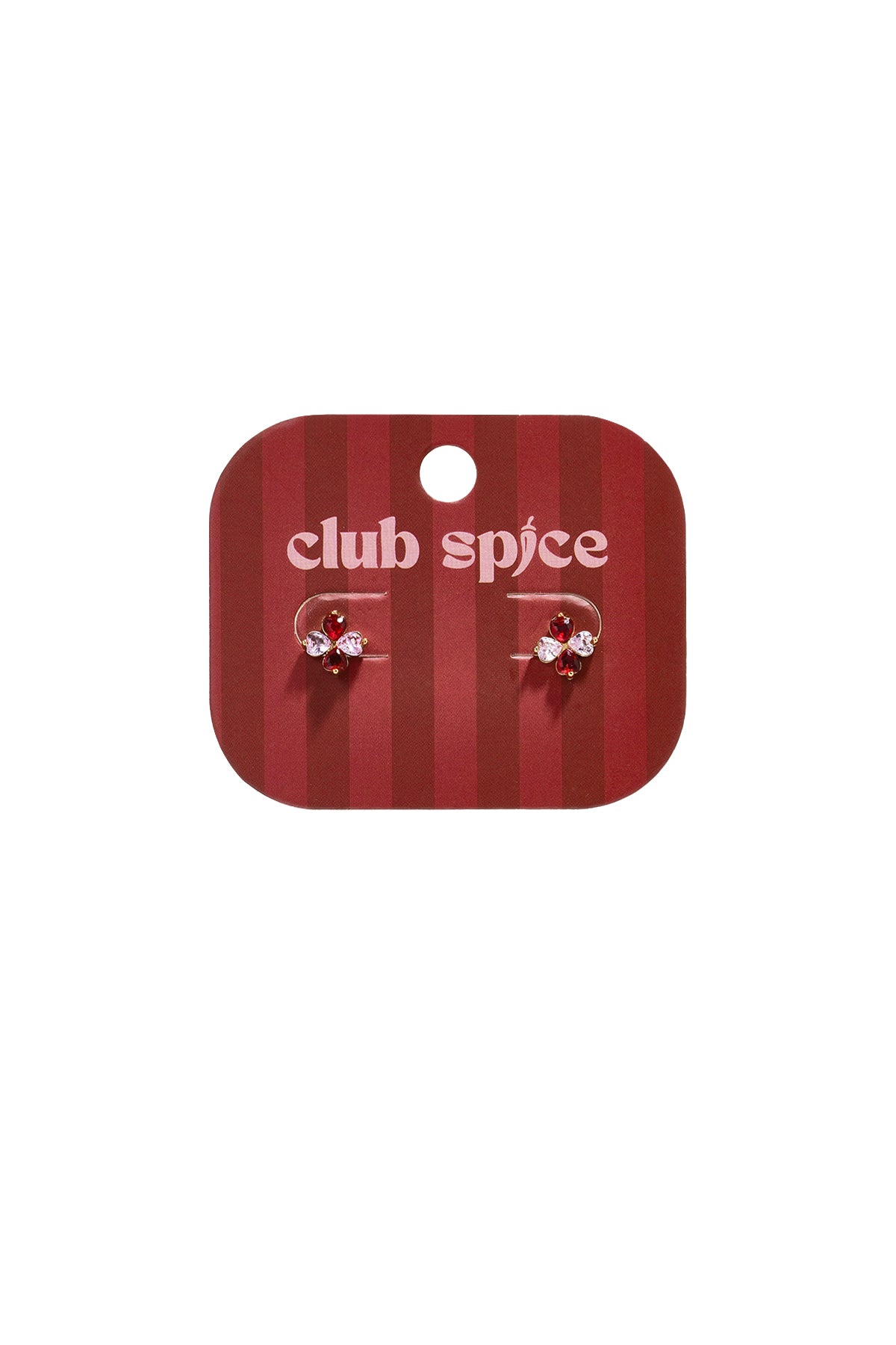 Roestvrijstalen oorknopjes met hartjesmotief, eenvoudige dagelijkse sieraden uit de Simple Series voor dames.