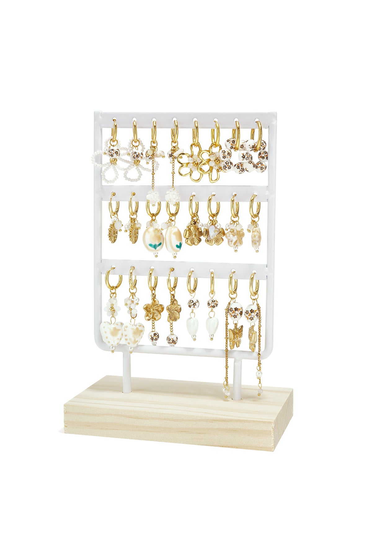 Keramische oorbellen display set hart vakantie/strand romantische serie dames sieraden
