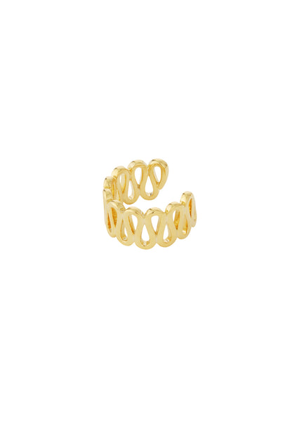 Ear cuff swirl