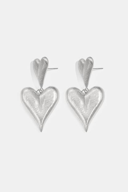 Oorbellen met hartjes, casual, dagelijks, eenvoudig, serie, damessieraden