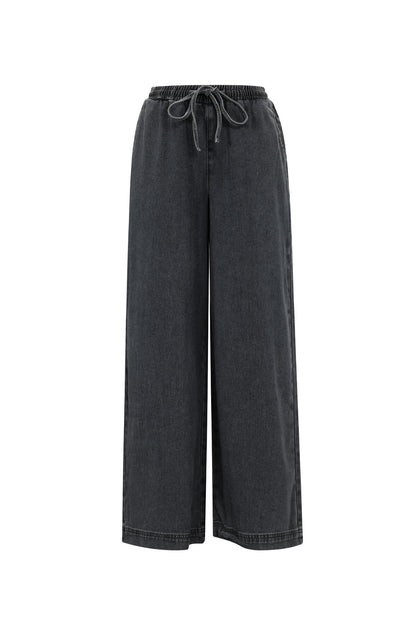 Stylish Wide Leg Denim Pants for All Fit