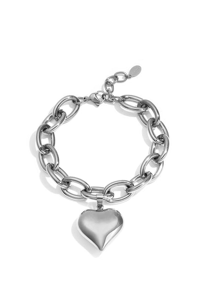 Roestvrijstalen bedelarmbanden met onregelmatige vorm, casual, dagelijks gebruik, eenvoudige serie, dames sieraden
