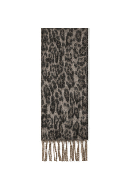 Wintersjaals met bloemenprint, casual, polyester, dagelijkse accessoires