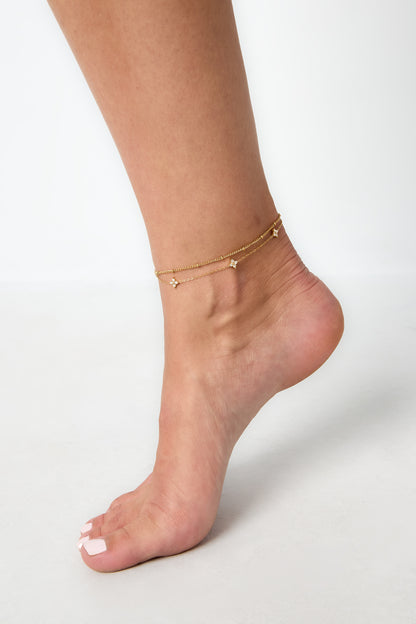 Enkelbandjes van roestvrij staal, Star Simple Daily Simple Series, damessieraden