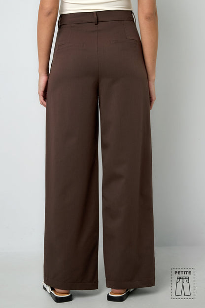 Geweven Polyestervezel Vrouwen Rechte Broek Casual Herfst/Winter