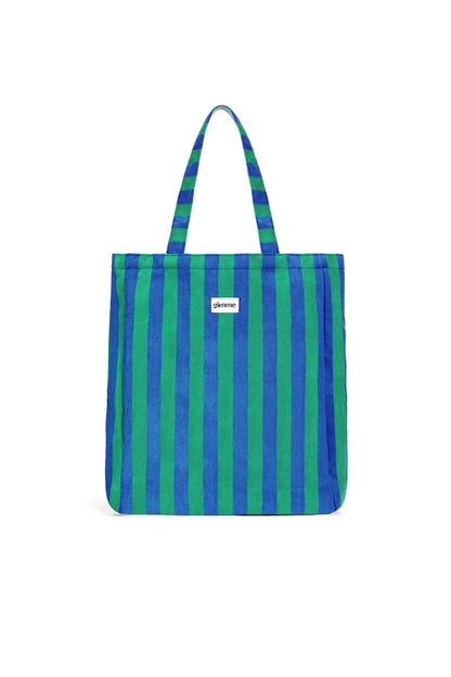 Shoppertassen met strepen, eenvoudig, polyester, dagelijkse accessoires