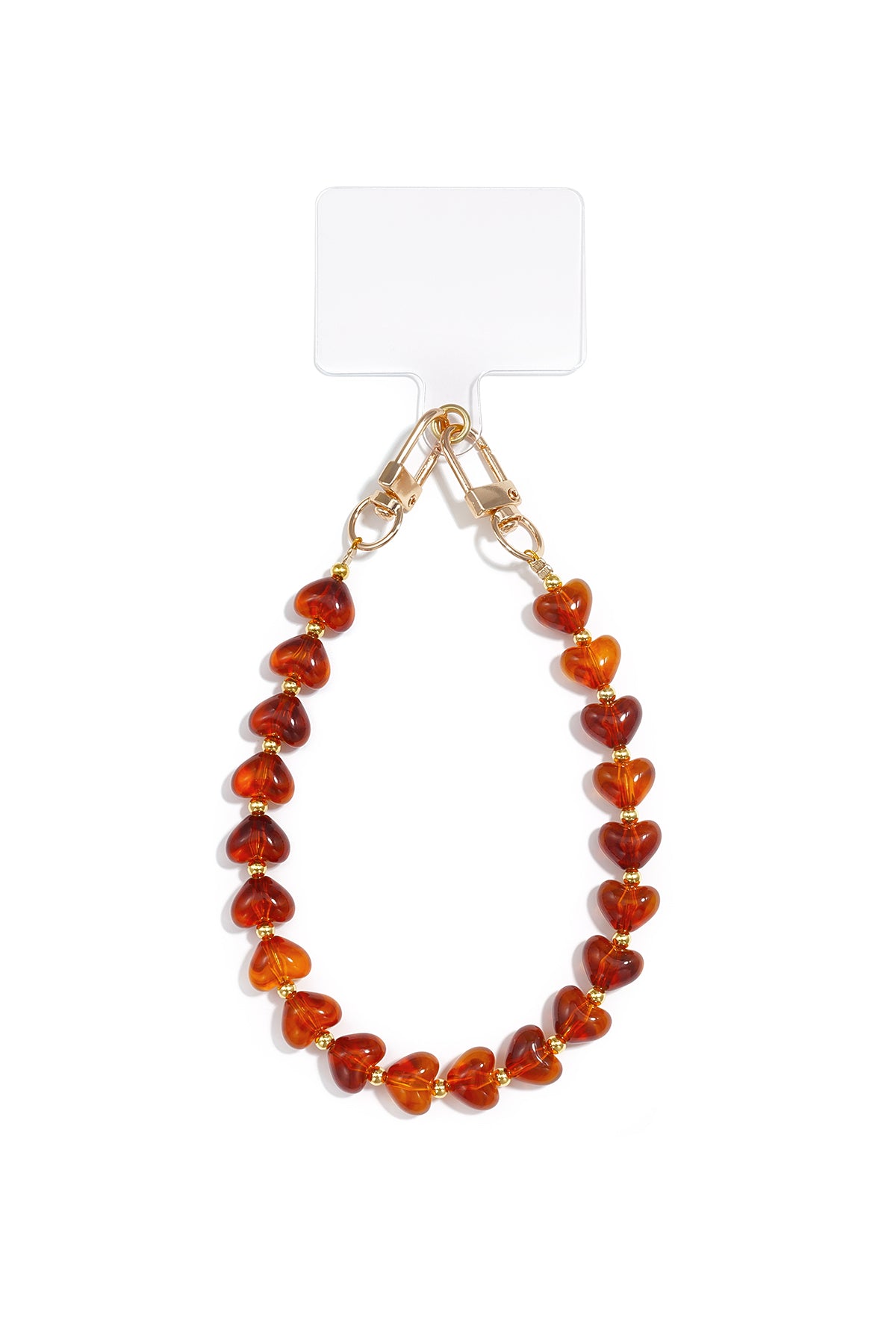 Telefoonketting met hartje, casual, acryl, dagelijkse accessoires