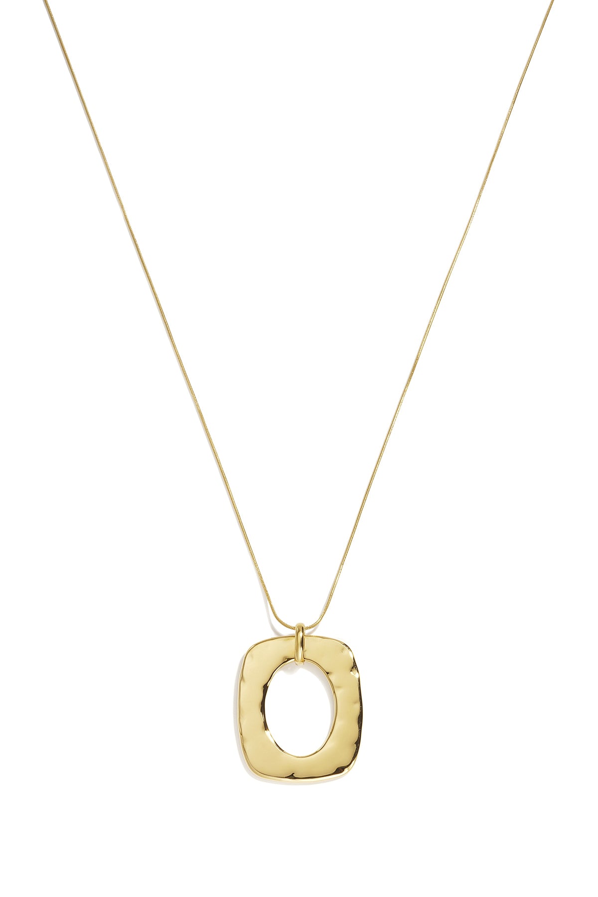 Lange roestvrijstalen kettingen met geometrische vorm, eenvoudige, alledaagse serie, dames sieraden