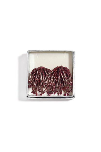 Oorbellen van glaskralen, eenvoudige kralen, dagelijkse sieraden, eenvoudige serie voor dames.