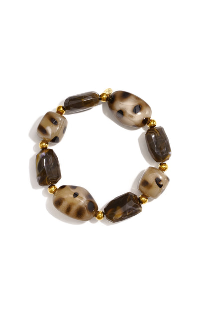 Acryl kralenarmbanden met onregelmatige vorm, eenvoudige, alledaagse serie, damessieraden