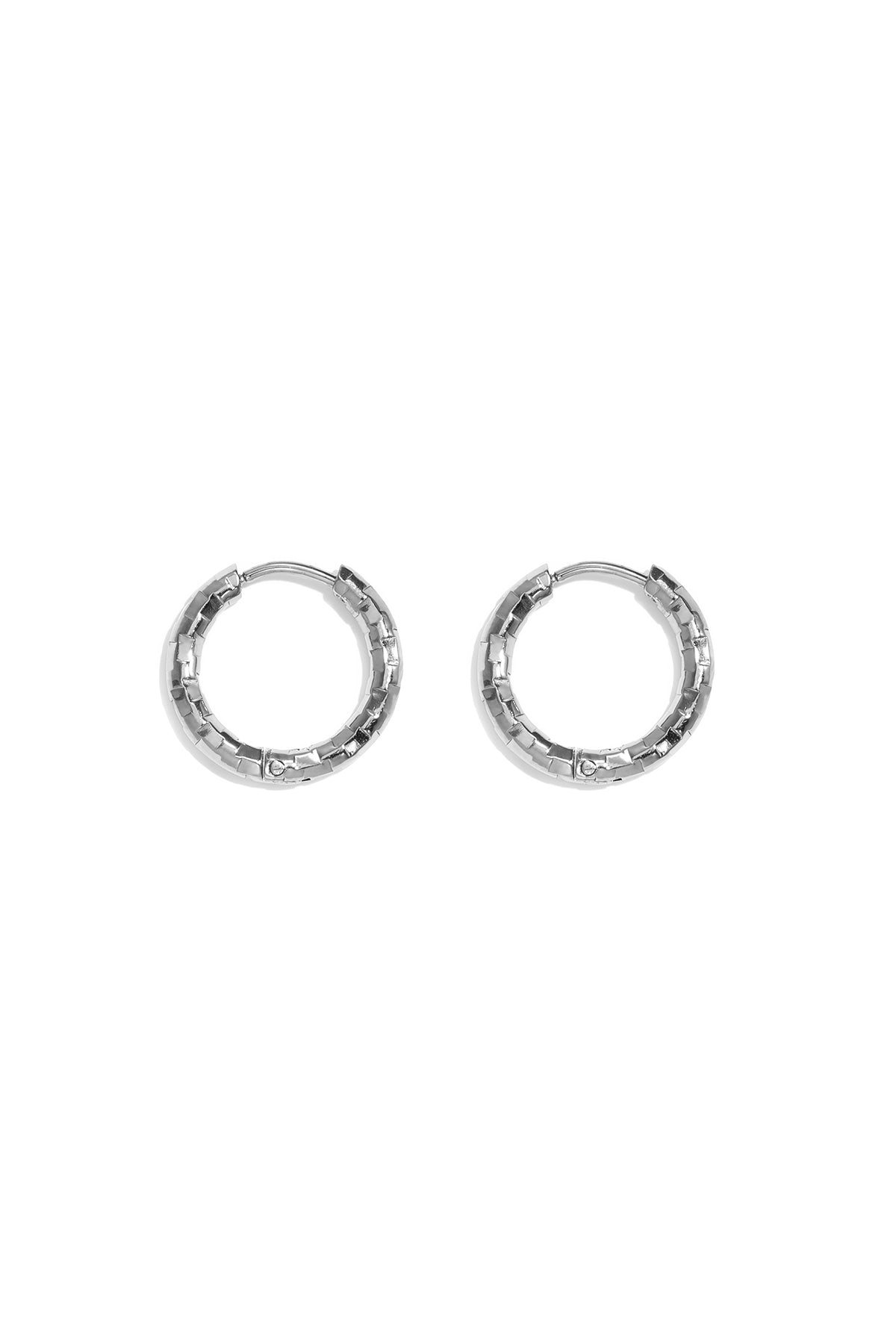 Oorbellen van roestvrij staal, Circle Simple, Simple Series, damessieraden