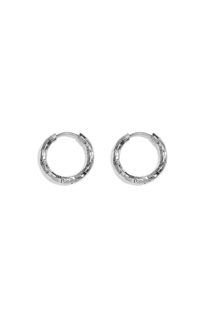Oorbellen van roestvrij staal, Circle Simple, Simple Series, damessieraden