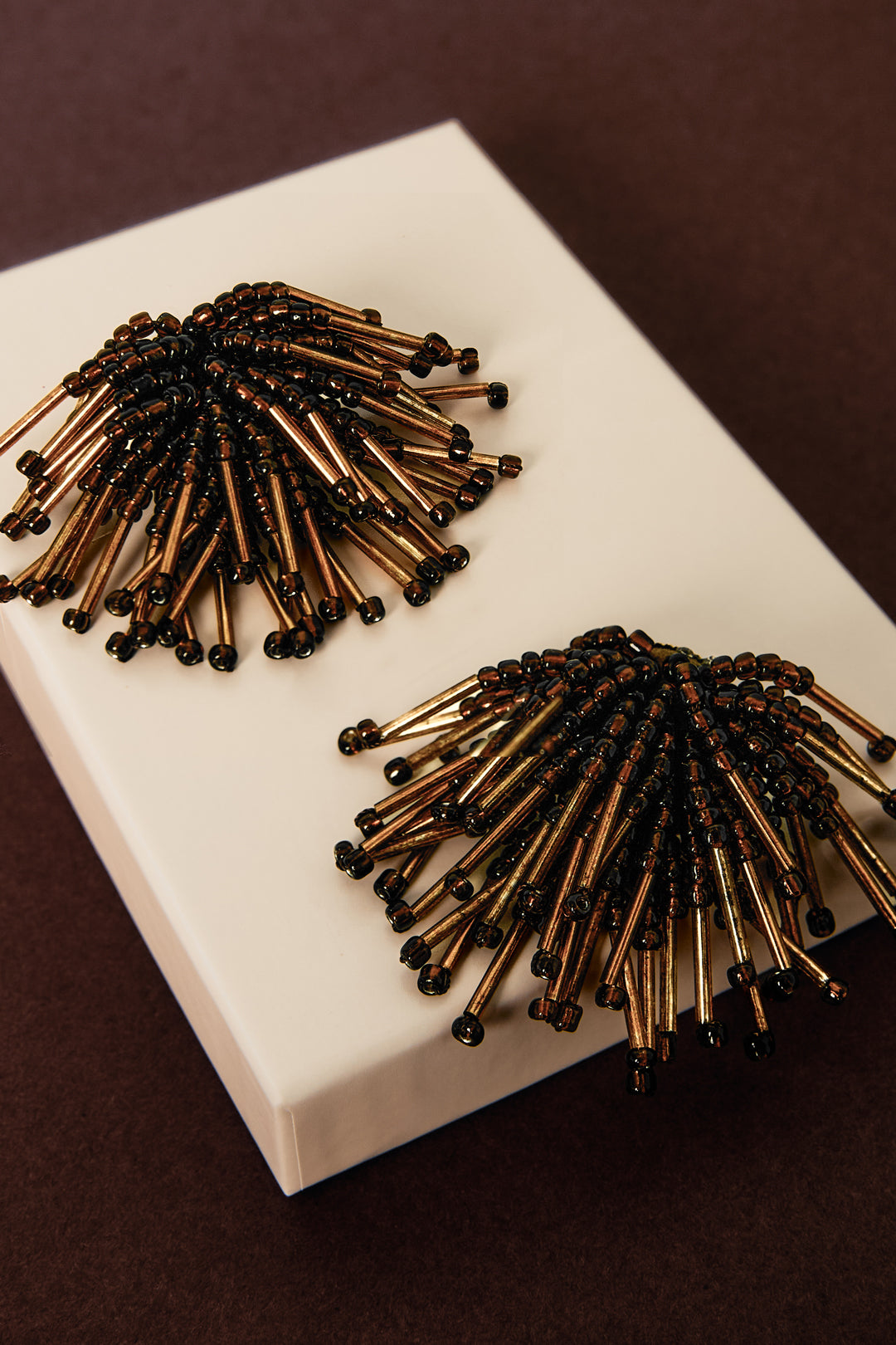 Oorbellen van glaskralen, eenvoudige kralen, dagelijkse sieraden, eenvoudige serie voor dames.