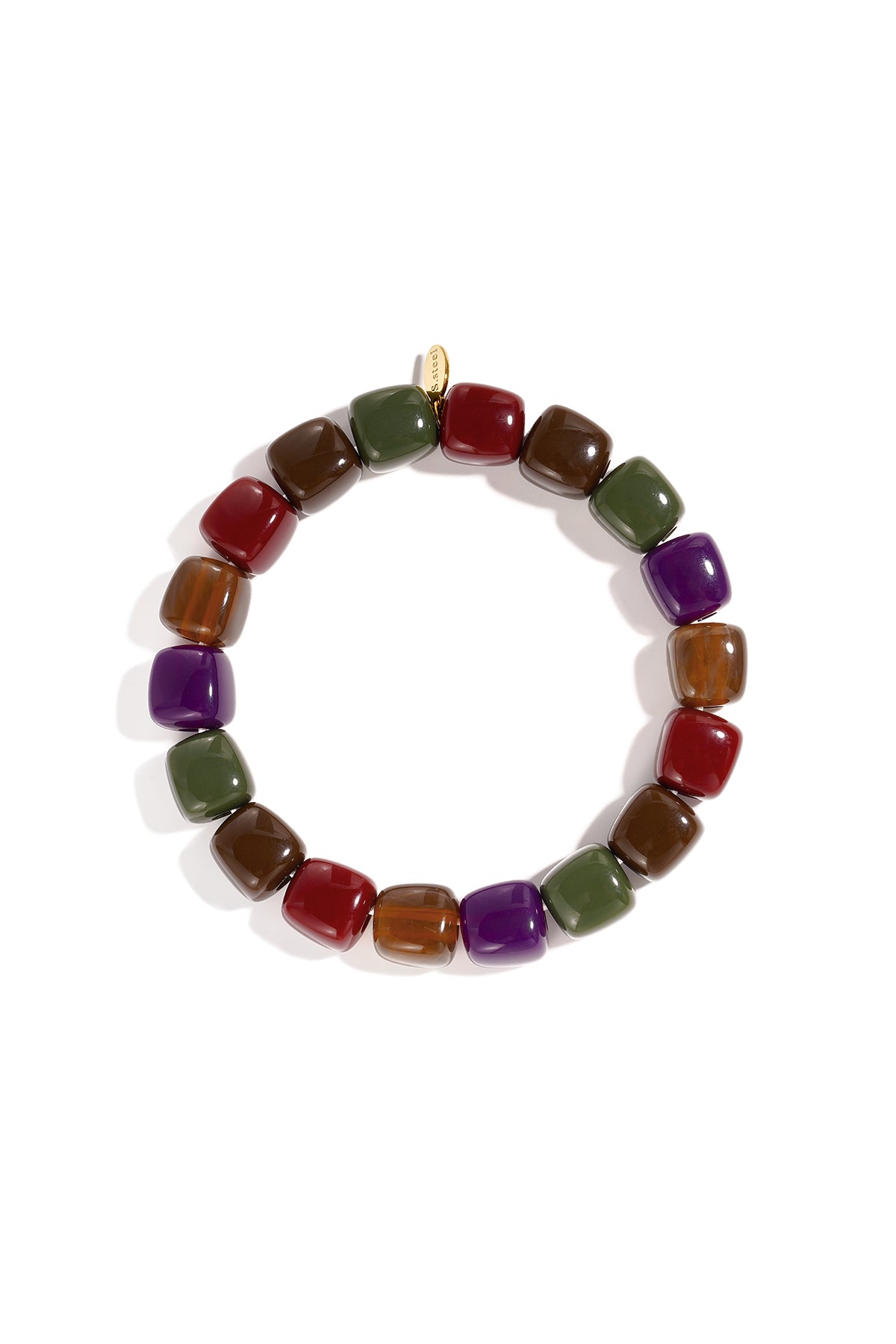 Acryl kralenarmbanden met kleurverloop, eenvoudige, alledaagse serie, dames sieraden
