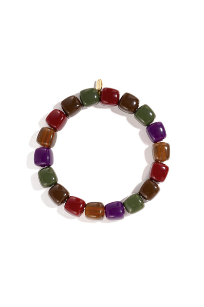 Acryl kralenarmbanden met kleurverloop, eenvoudige, alledaagse serie, dames sieraden