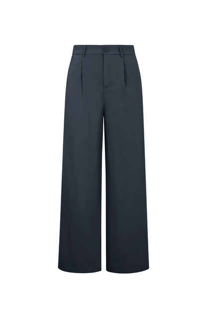 Geweven Polyestervezel Vrouwen Rechte Broek Casual Herfst/Winter