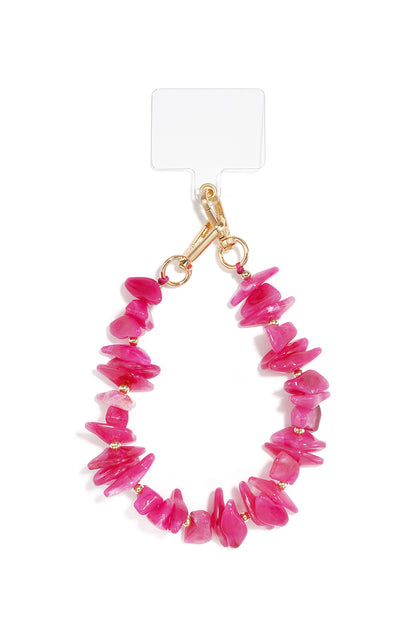Telefoonketting met kralen, eenvoudige acryl accessoires voor dagelijks gebruik