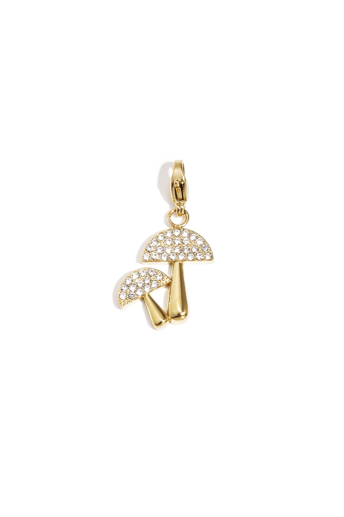 Sieraden bedel paddenstoelen met steentjes DIY