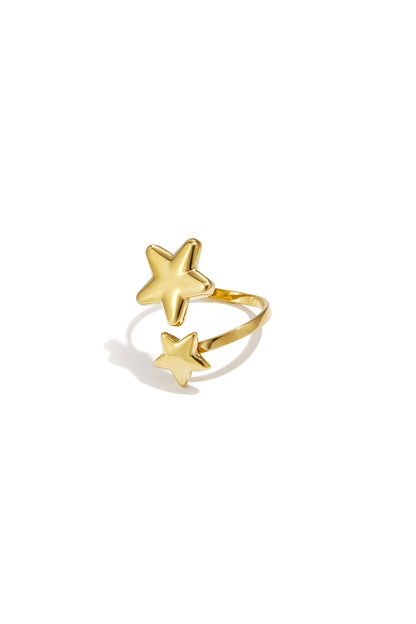 Verstelbare ring met sterren