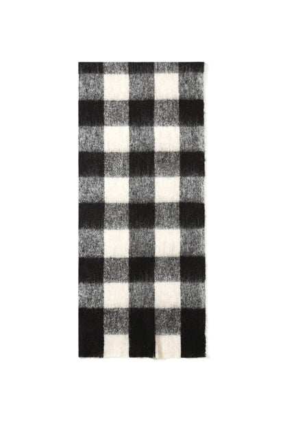 Wintersjaals met ruitpatroon, eenvoudig, polyester, geschikt voor dagelijks gebruik.
