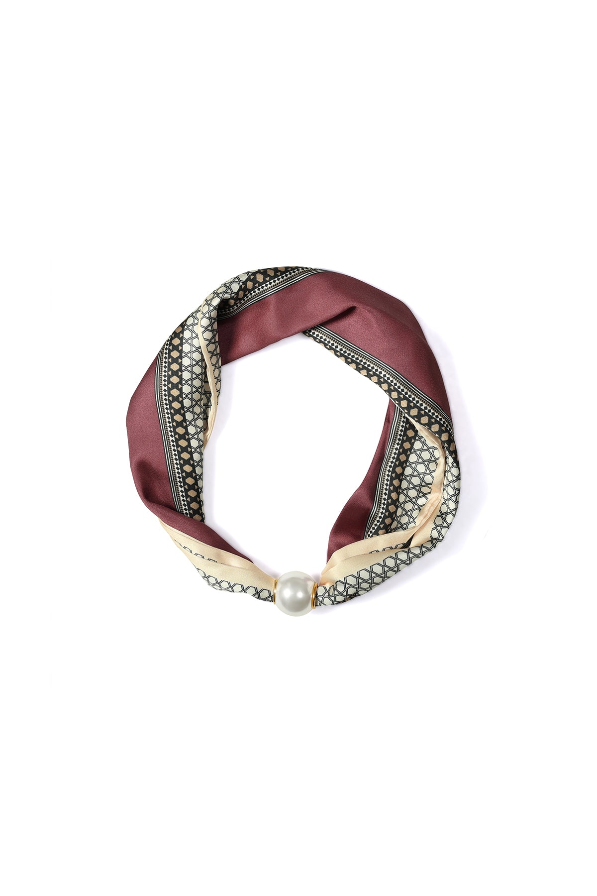 Zomersjaals met geometrische vormen, casual, polyester, dagelijkse accessoires
