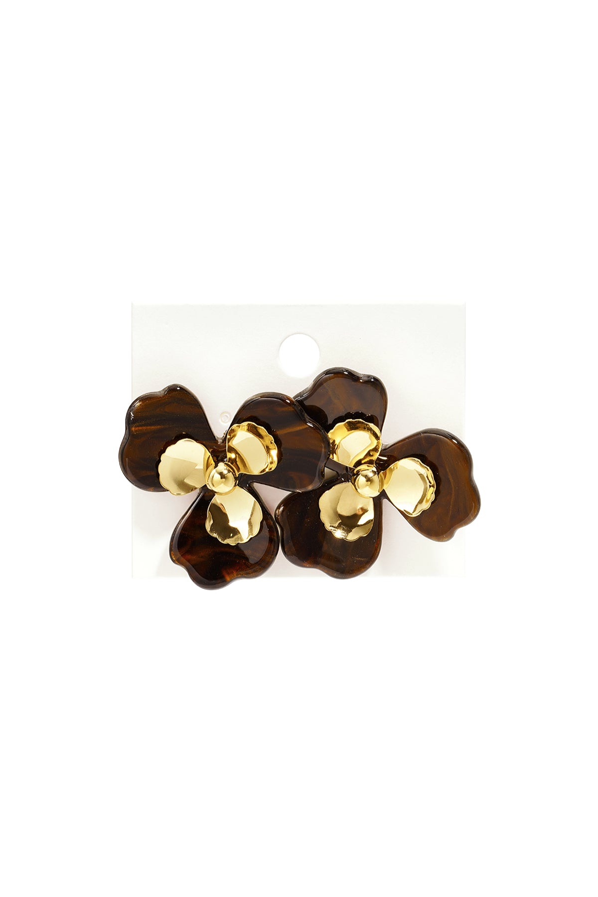 Acryl feestoorbellen met bloemmotief, elegante collectie voor feestjes/bijeenkomsten, luxe damessieraden