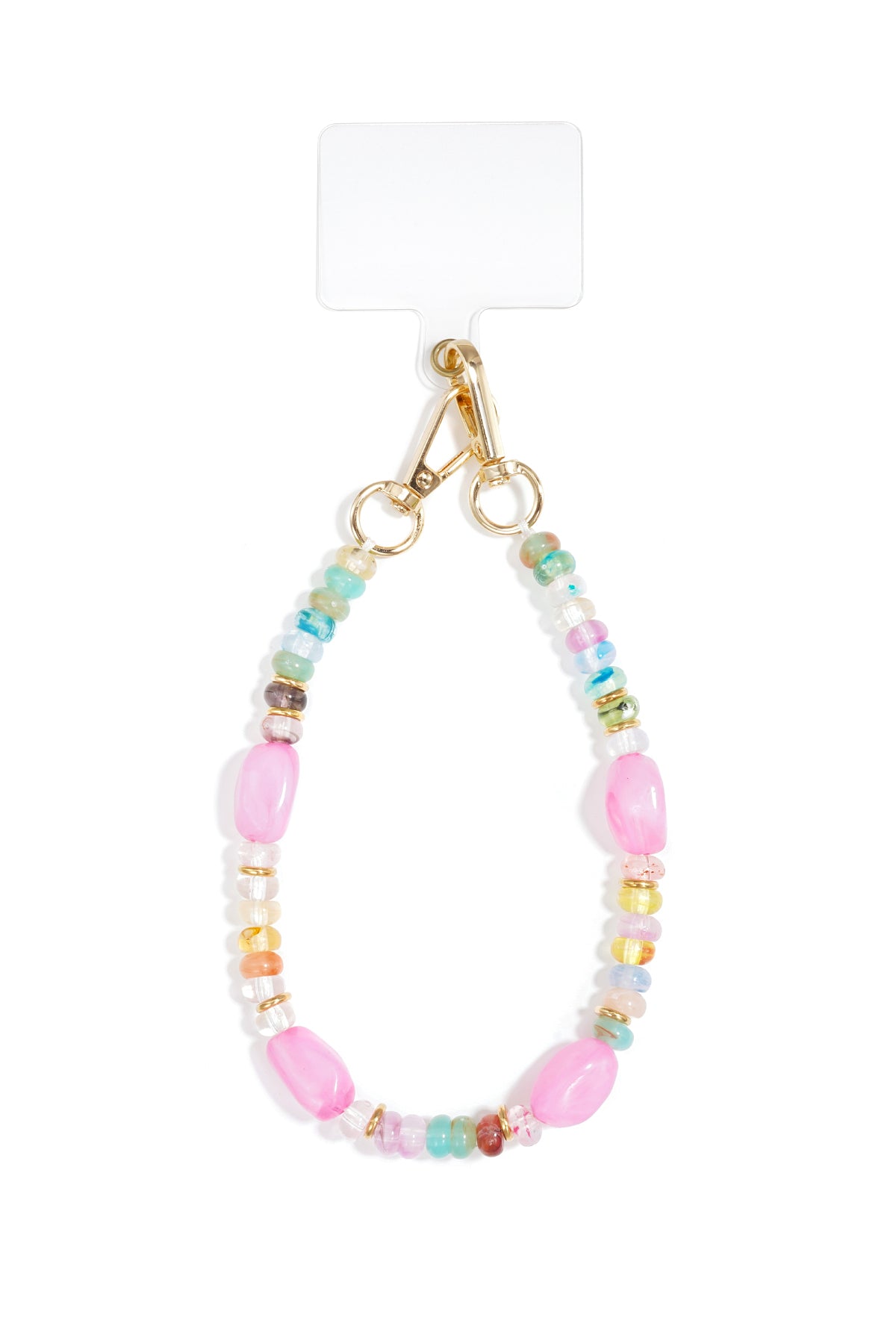 Telefoonketting met kralen, eenvoudige acryl accessoires voor dagelijks gebruik