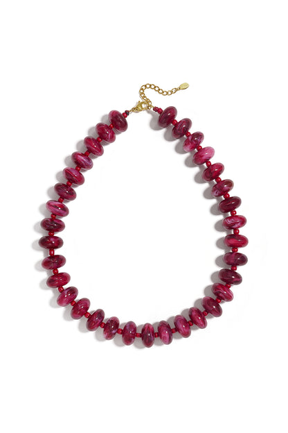 Acryl kralenkettingen met kleurverloop, eenvoudige, alledaagse serie, dames sieraden