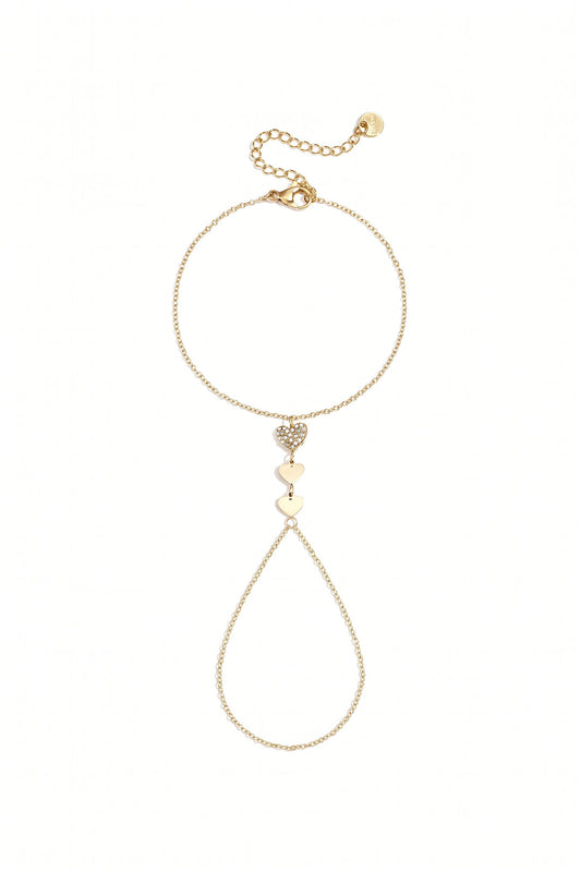 Handchain met harten