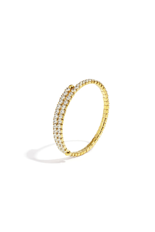 Roestvrijstalen manchet armbanden cirkel Casual Dagelijks Eenvoudig Serie Dames sieraden