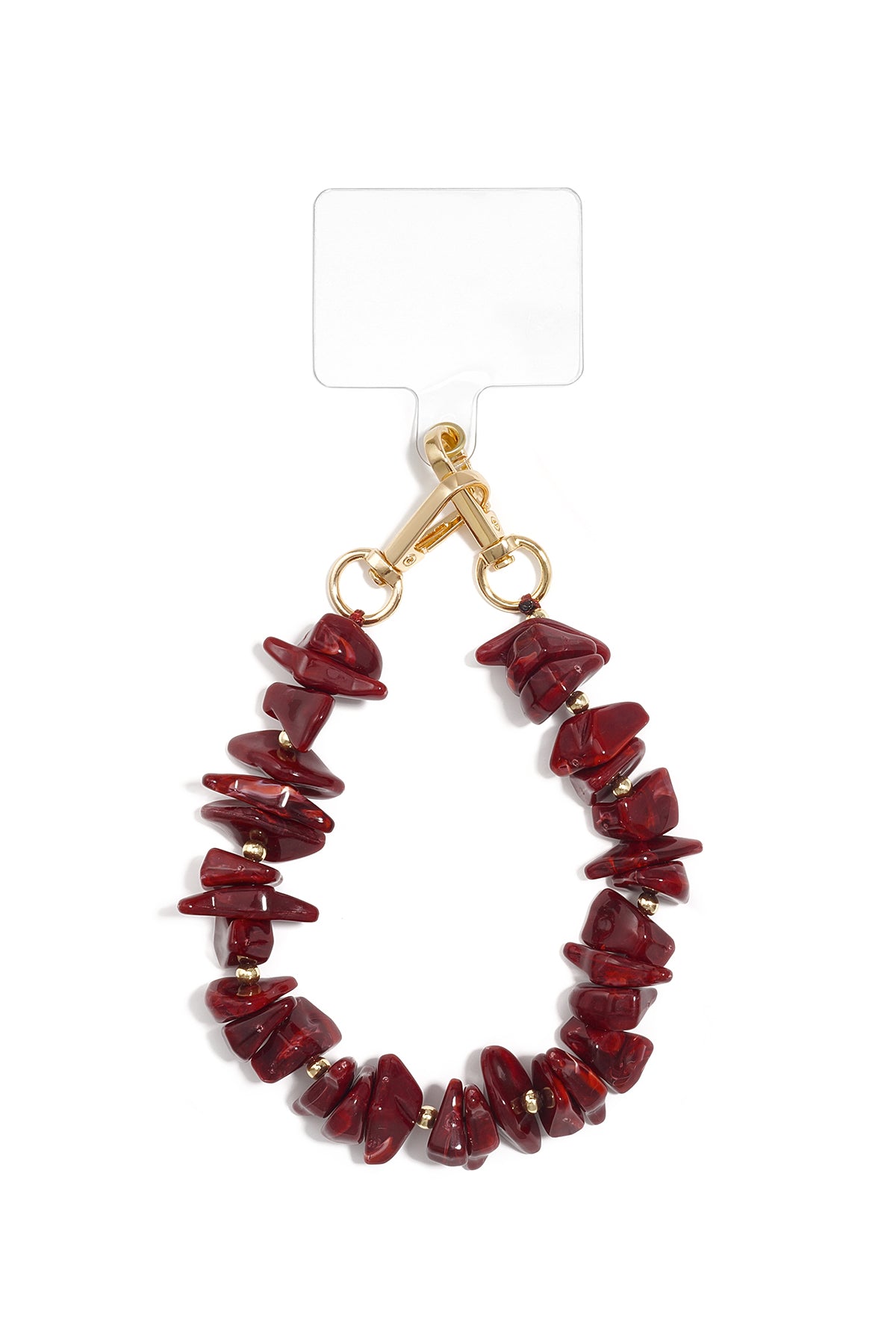 Telefoonketting met kralen, eenvoudige acryl accessoires voor dagelijks gebruik