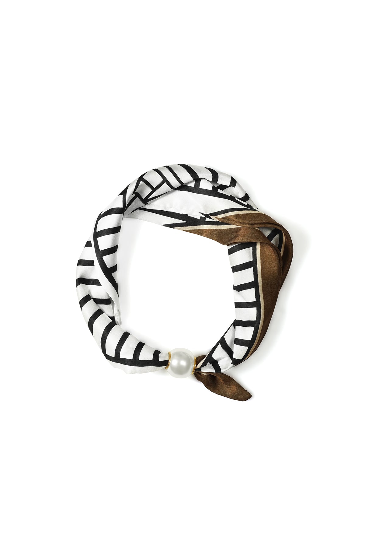 Zomersjaals met strepen, casual, polyester, dagelijkse accessoires