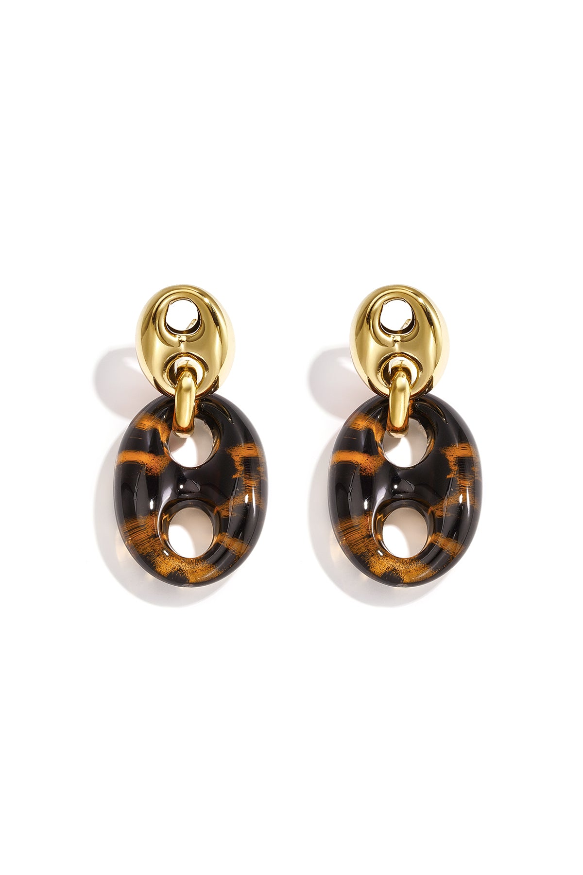 Acryl oorbellen met druppelvorm, geometrische stijl, casual, alledaags, eenvoudige serie, dames sieraden