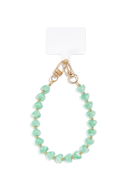 Telefoonketting met hartje, casual, acryl, dagelijkse accessoires