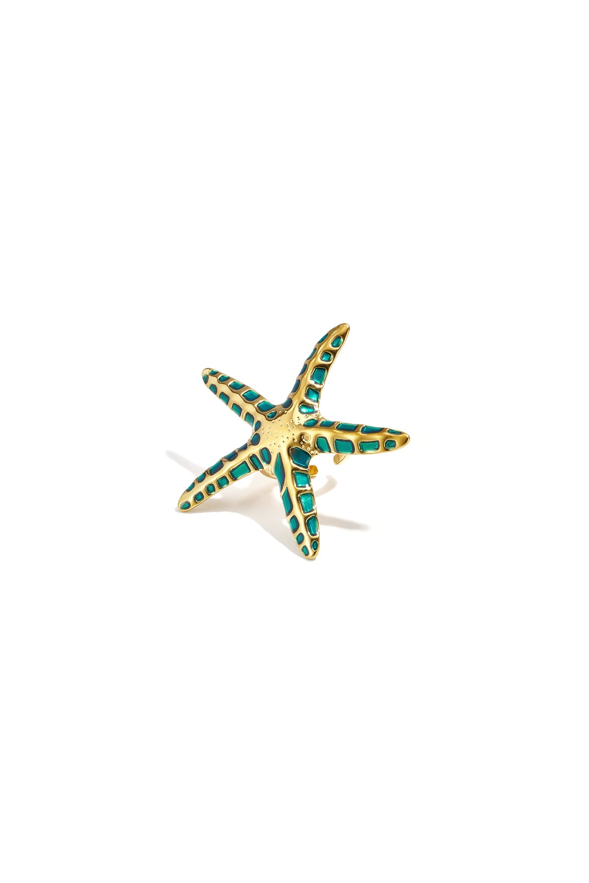 Opvallende ringen van roestvrij staal met een zeestermotief, geschikt voor vakantie, strand of romantische momenten. Damessieraden.