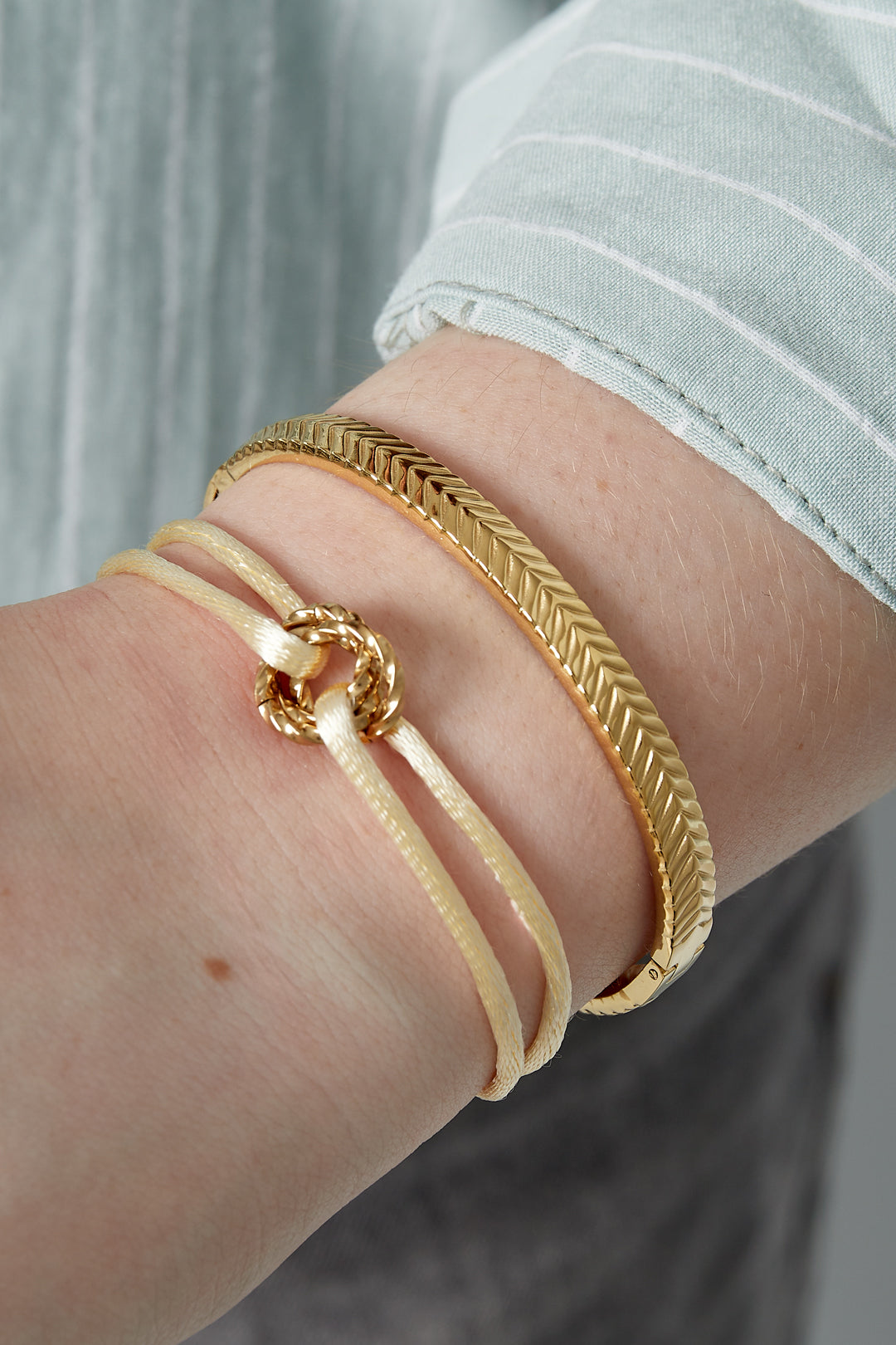 Gevlochten armband